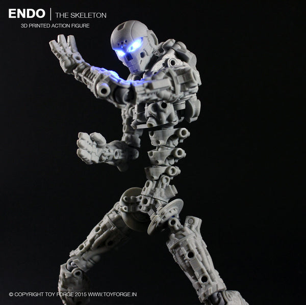 Endo The Skeleton 3D Printed Action Figure (Digital Files) – Toy Forge