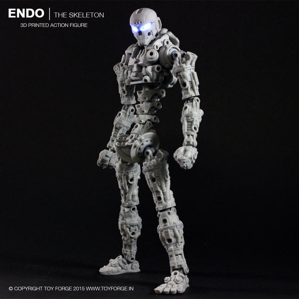 Endo The Skeleton 3D Printed Action Figure (Digital Files) - Toy Forge