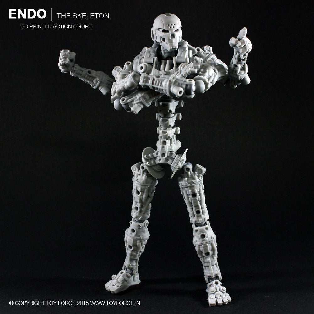 Endo The Skeleton 3D Printed Action Figure Digital Files